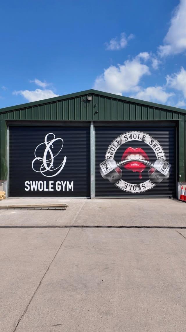 The Swole Gym barn shutters at Valentines Farm, Ripley — what to look for from Rose Lane