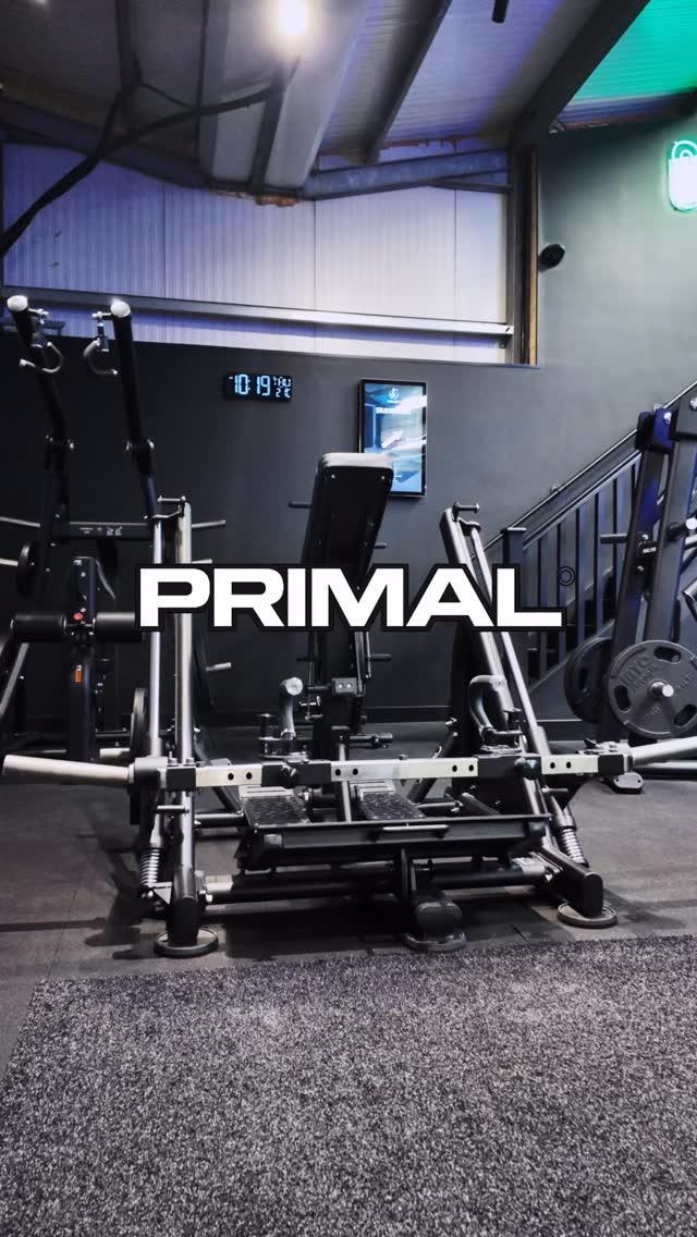 Plate-loaded rack at Swole Gym